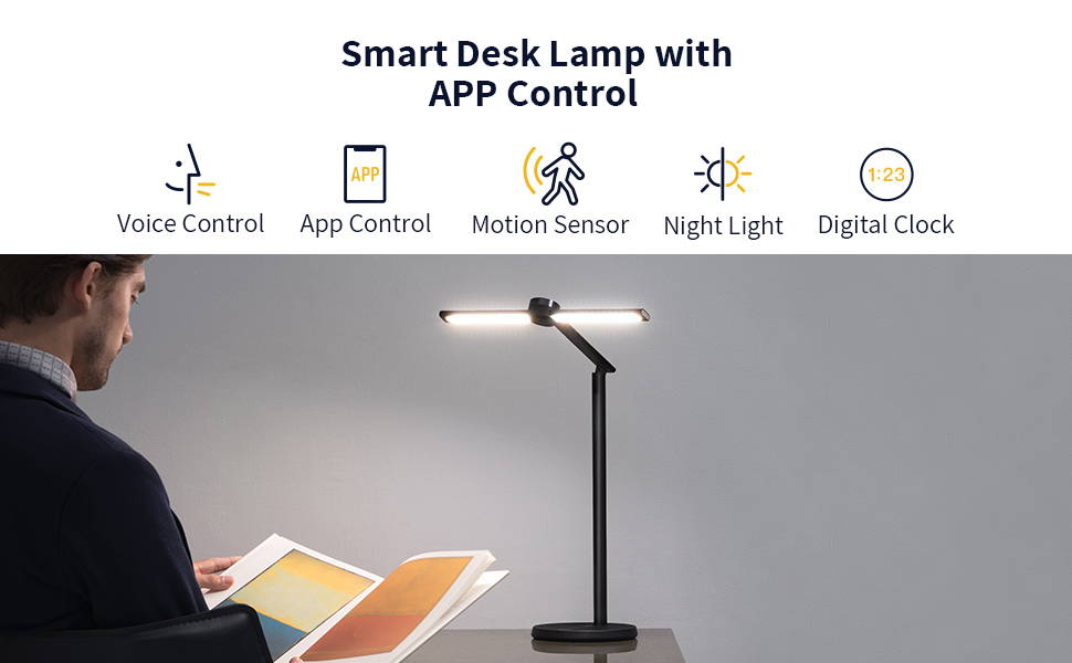 Motion sensor desk lamp 2025